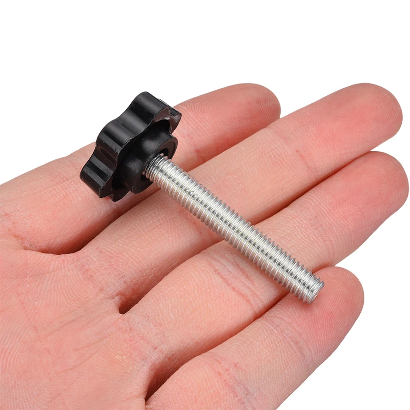 5 шт./компл. M6 x 40 мм резьба в форме звезды зажимные гайки ручка для промышленного