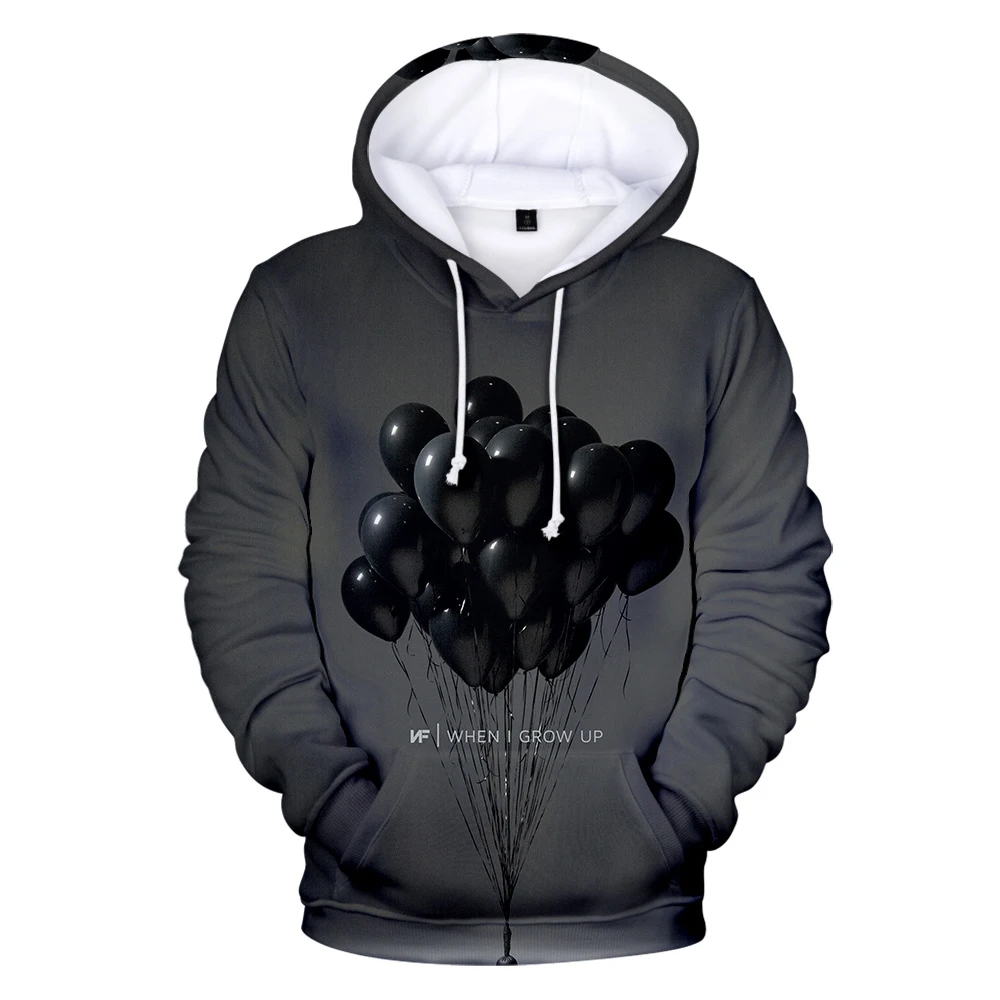 

NF 3D Hoodies Men Women Hoodie Casual Fashion Hoody Autumn Popular Hooded Sweatshirts Streetwear Hip Hop Hoodie Rapper NF Hoodie
