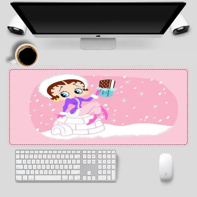 

Girly Cartoon doll Gaming Mouse Pad Gamer Keyboard Maus Pad Desk Mouse Mat Game Accessories For Overwatch