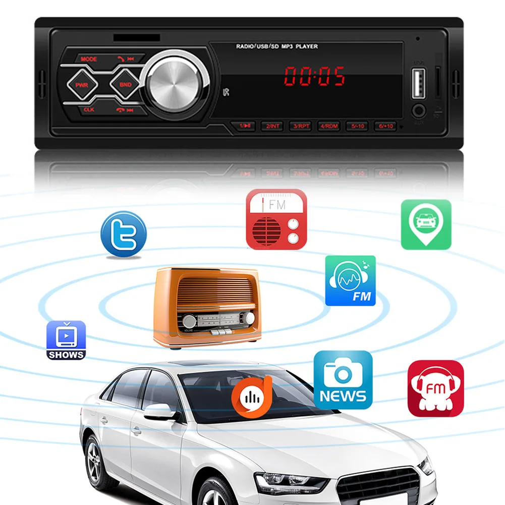 Коробка стерео центр управления грузовик с динамиком цифровой дисплей Музыка