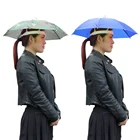 Складной головной зонт, шляпа от дождя, защита от УФ излучения, для рыбалки, Путешествий, Походов, пляжа зонтик-шляпа