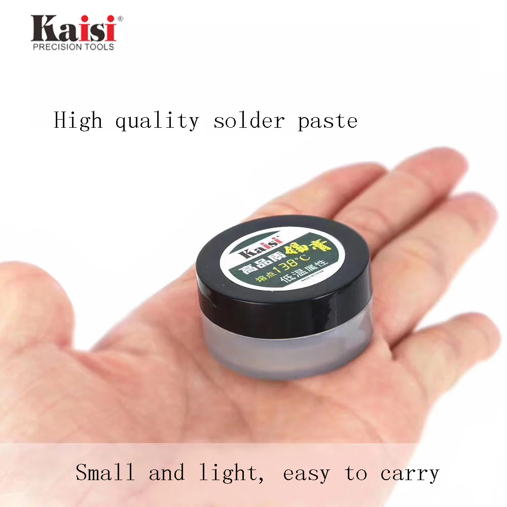 

Kaisi High Quality Lead-Free Solder paste SMT Maintenance Soldering Tin For iPhone BGA 138 183 220 Degrees Environmental CPU Tin