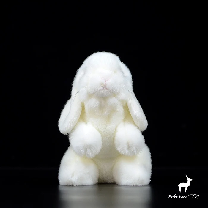 

small gift plush toy doll model Drop eared rabbit doll white rabbit