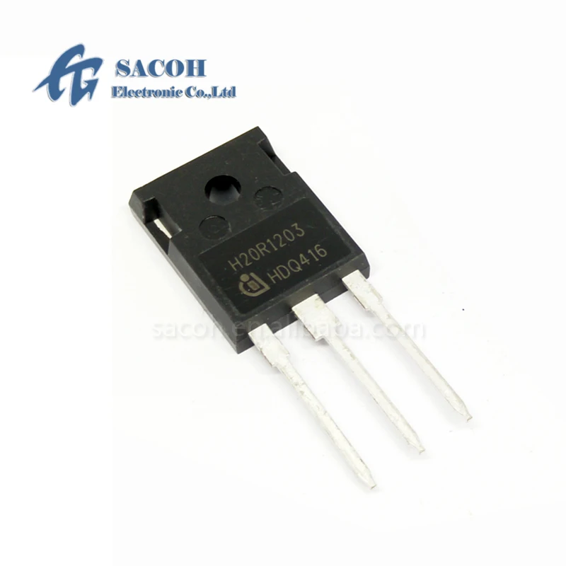 

10Pcs IHW20N120R3 H20R1203 or H20R1202 H20R120 or H20T120 TO-247 20A 1200V IGBT for induction cooker