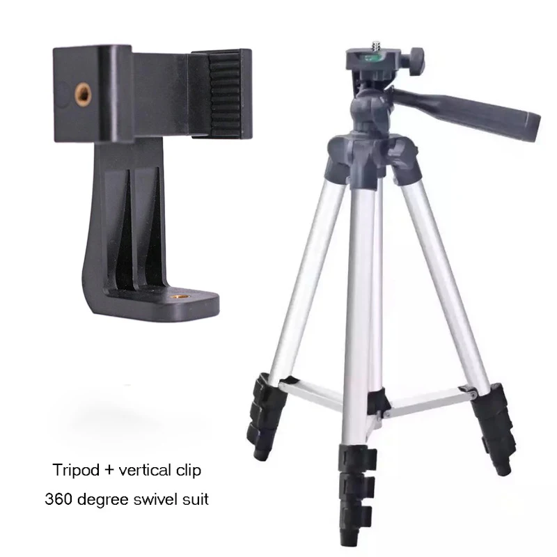 

Новинка вращающийся на 360 градусов горизонтальный и вертикальный фотодержатель Штатив для видеосъемки с автоспуском кронштейн зажим для ...