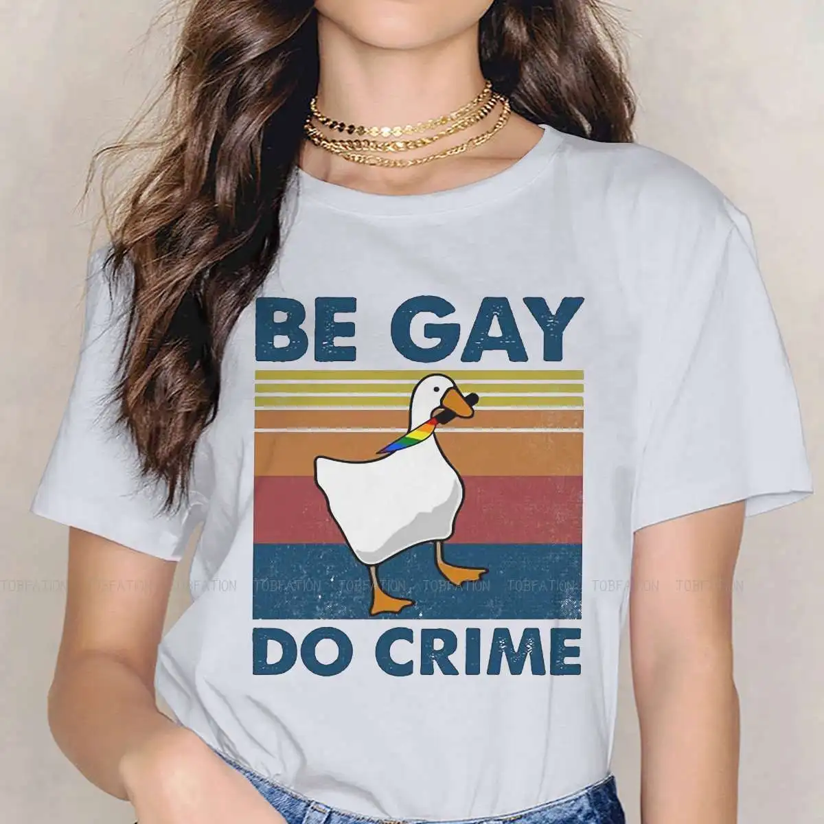 

Женская одежда ЛГБТ-гей Be, свободные винтажные футболки в стиле гранж с графическим рисунком, кавайная уличная одежда для девушек