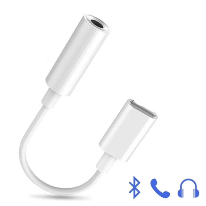 Bluetooth Calling Adaptador IOS 12.3.1 For lightning to 3.5mm Aux Jack Earphone For iPhone 7 8 Plus XS Max X Audio Adapter Cable