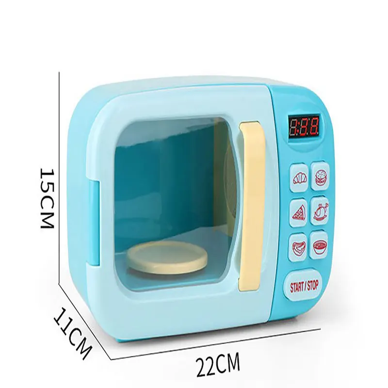 

Kid's Kitchen Toys Simulation Microwave Oven Educational Toys Mini Kitchen Food