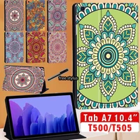 tablet case for samsung galaxy tab a7 10 4 2020 sm t500 sm t505 leather folding sleeve protective cover t500 t505 t507