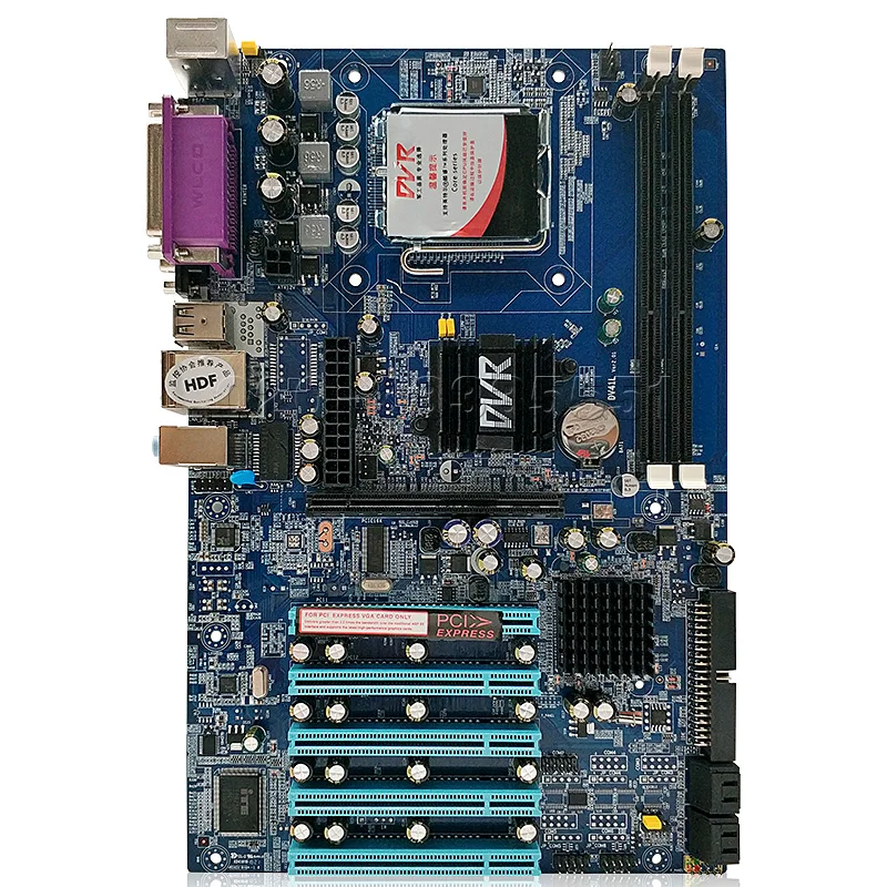 Материнская плата G41DVR 5 слотов PCI мониторинг промышленного управления