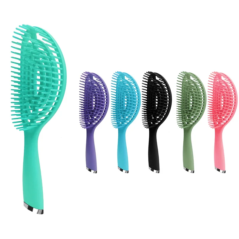 Расческа с волшебной ручкой Антистатическая Массажная щетка для волос не