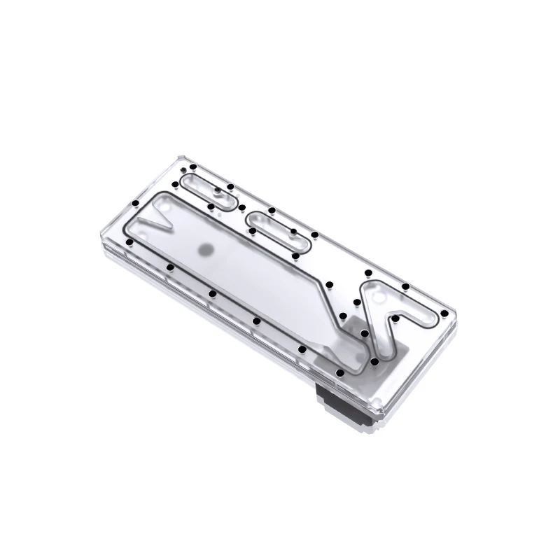 

BYKSKI Acrylic Board use for ThermalTake A500 TG Computer Case / Water Channel Solution for CPU and GPU Block / 3PIN RGB Light