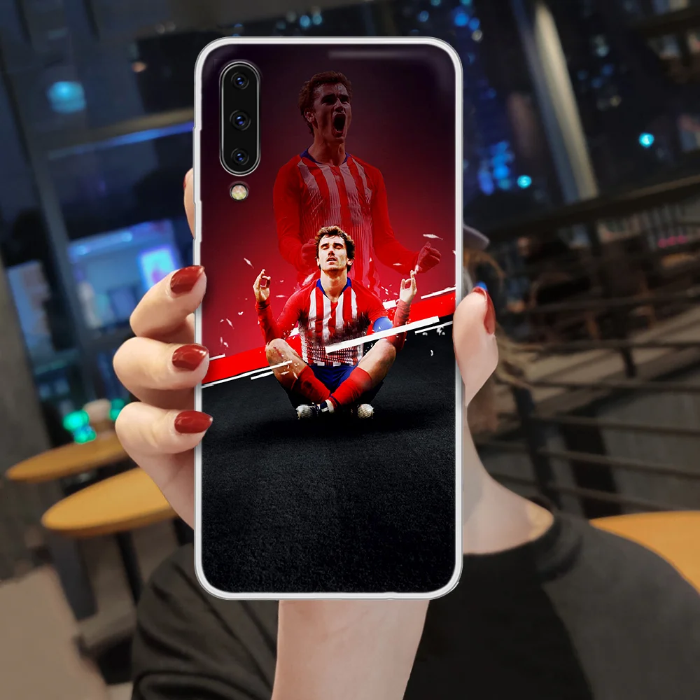

Antoine Griezmann soccer Phone Case hull For SamSung Galaxy note A 5 7 8 9 20 30 40 50 51 60 70 71 80 2017 18 E transparent