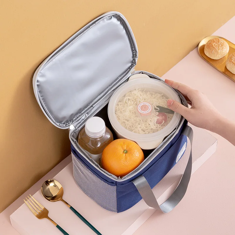 

Портативный Пикник сумка для хранения обеда сумка Термальность изолированные обед сумка для ланча Водонепроницаемый высокое Ёмкость мног...