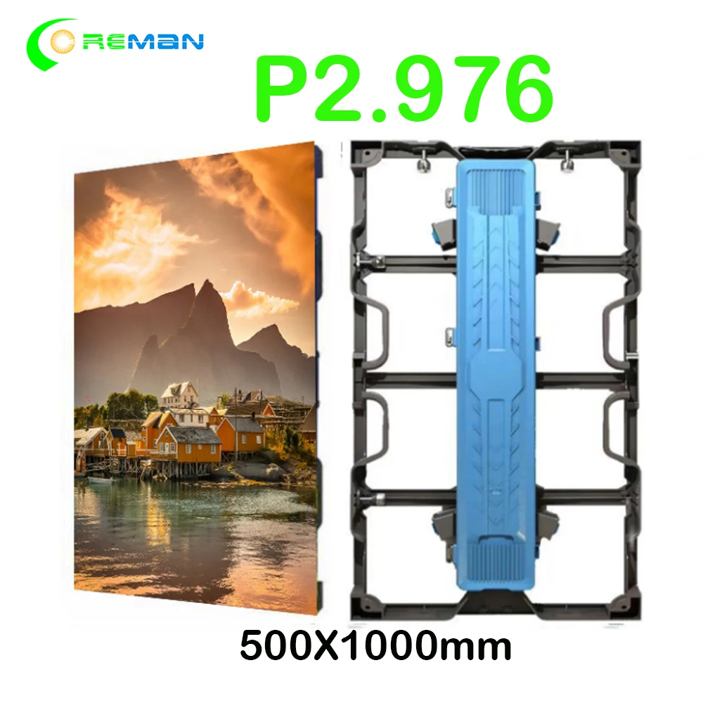 500x500 светодиодный шкаф для дисплея p2.97 фотоблок полноцветный живой шоу клуба