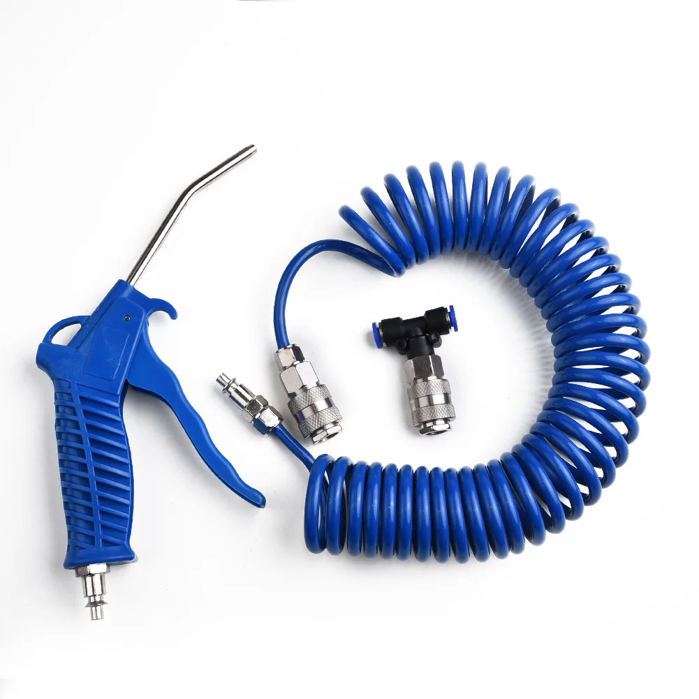 

Air Blowing Tool Dust Compressor W/ Recoil Hose Connector Replacement Repair Kit
