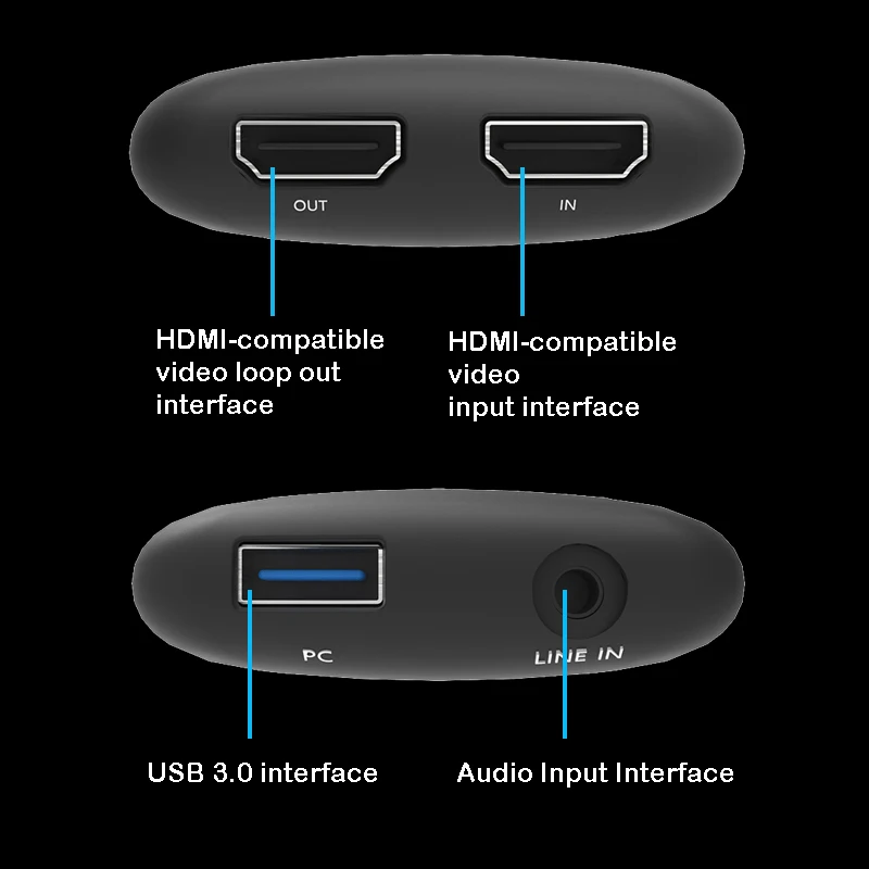 Ezcap 321 USB 3 0 HD игровой захват карта для прямой трансляции видео коробка записи в 4K 30