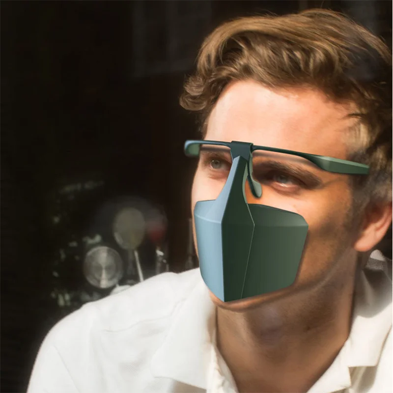 

1PCS Anti-Virus Isolation Face Shield Face Mask Anti Splash Shield Droplet Proof Virus Shield Screen Protective Equipments
