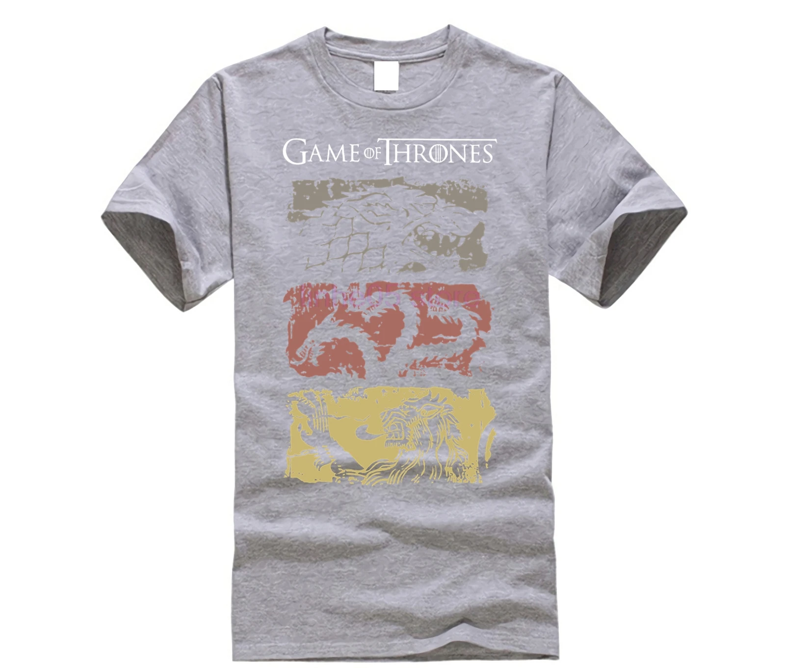 Винтажные мужские футболки Игра престолов футболка из 100% хлопка для сериала Дом