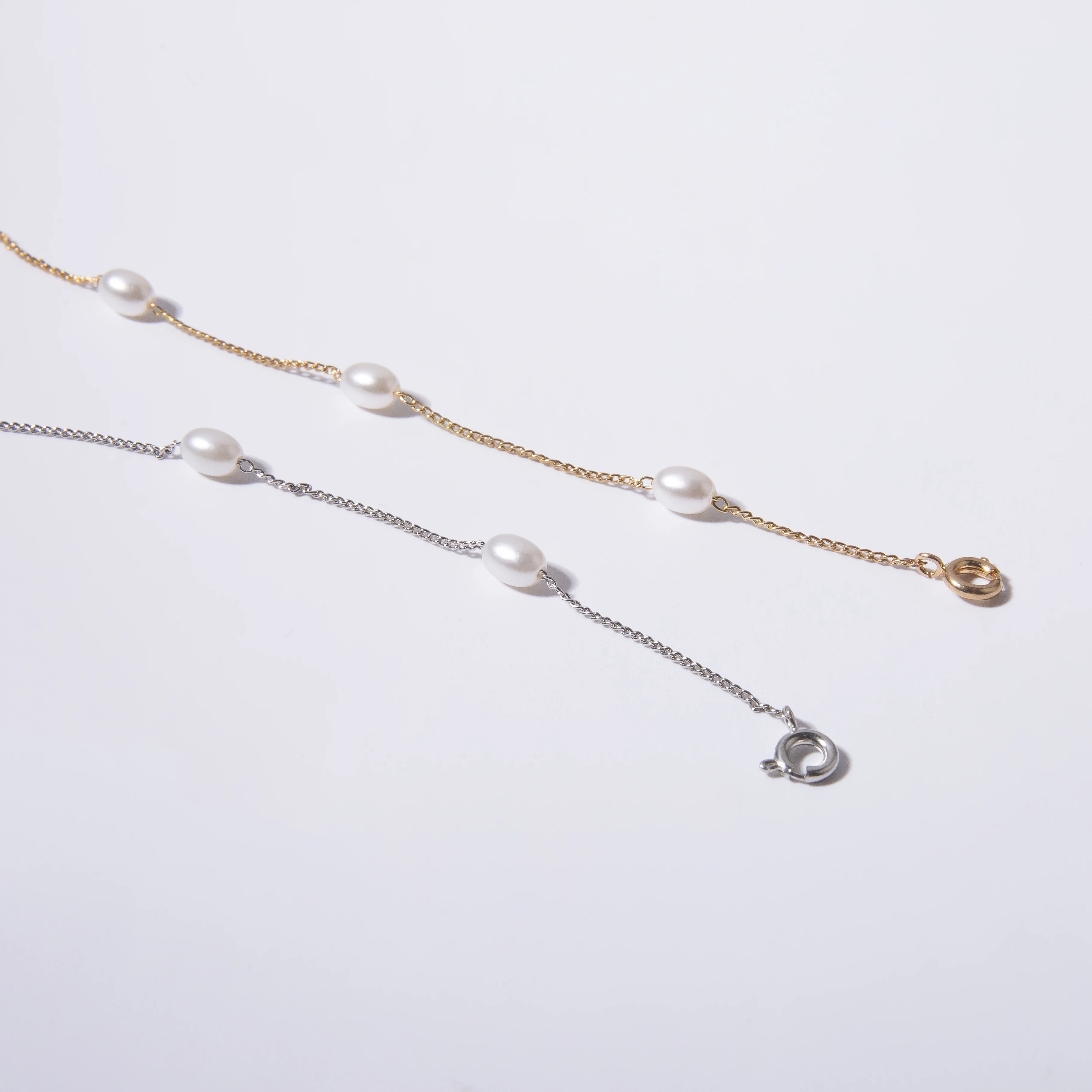 Чокер IngeSight.Z Женский длинное ожерелье в стиле бохо с имитацией жемчуга простая