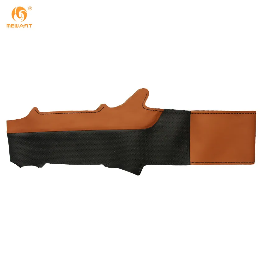 MEWANT черно-коричневые аксессуары из натуральной кожи для Kia Forte 2009-2014 Soul 2010-2013 Rio