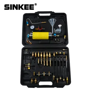 Универсальный инжектор бензинового топлива SK1862, тестер очистки, недемонтажный набор инструментов для двигателя, бензинового Дроссельный носик