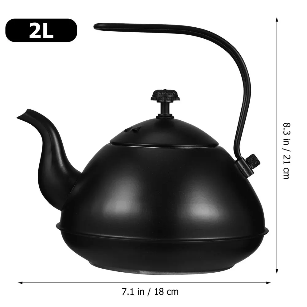 

1Pc Home Tea Kettle Indoor Stainless Steel Water Heating Kettle for Kitchen