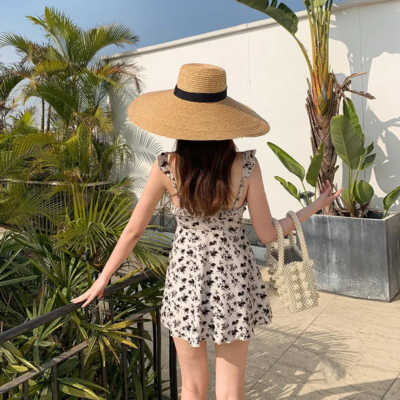 2021 New Korean Style Sexy Swimsuit One Piece Suit Bodysuit Monokini Swimwear Women's Swimwear Swimming Swimskirt