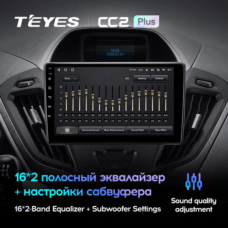 TEYES CC2L и CC2 Plus Штатная магнитола For Форд Турнео Кастом 1 Ford Tourneo Custom I Transit 2012 - 2021 Android