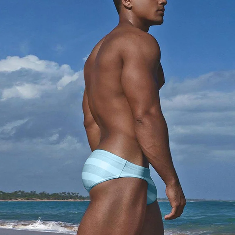 

Men Swim Shorts Sexy Low Rise Briefs Summer Beachwear Swiming Trunks Male Surf Board Short Swimsuit Bottoms Comfortable