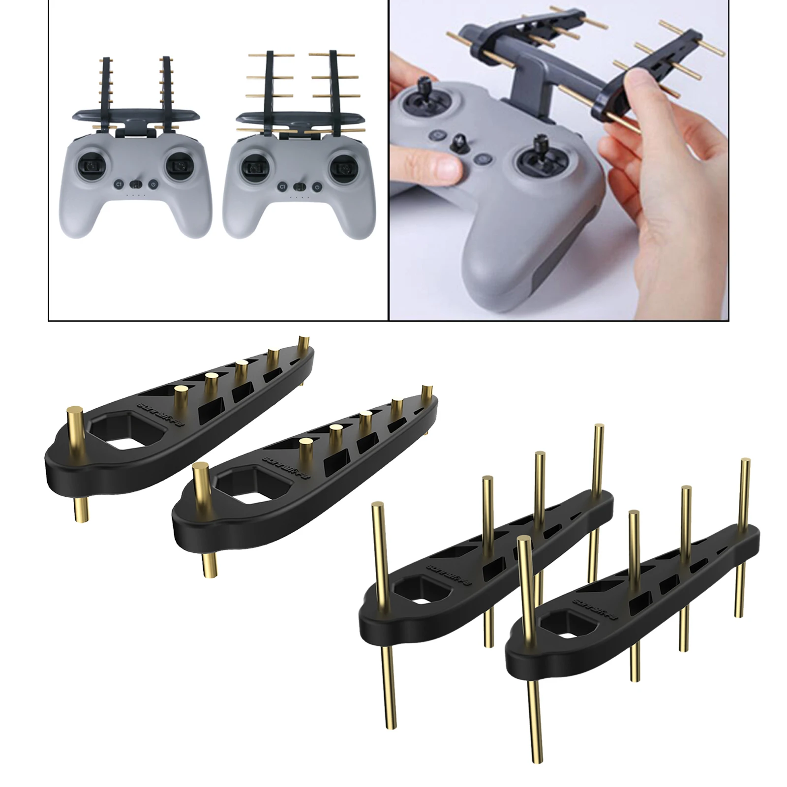 

2/Set Remote Control Yagi Antenna Range Extender for DJI FPV Transmitter 2