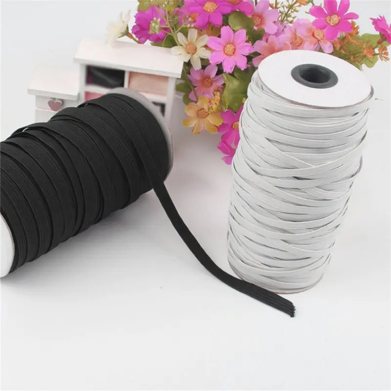 Эластичная резинка для шитья эластичная талии 100 ярдов латексная веревка|Шнуры| |