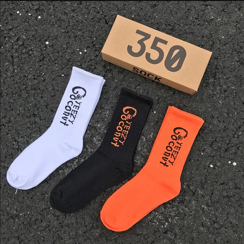 3 пар/кор. носки с вышитыми буквами кокосовой пальмы Осень зима 350 модные в стиле