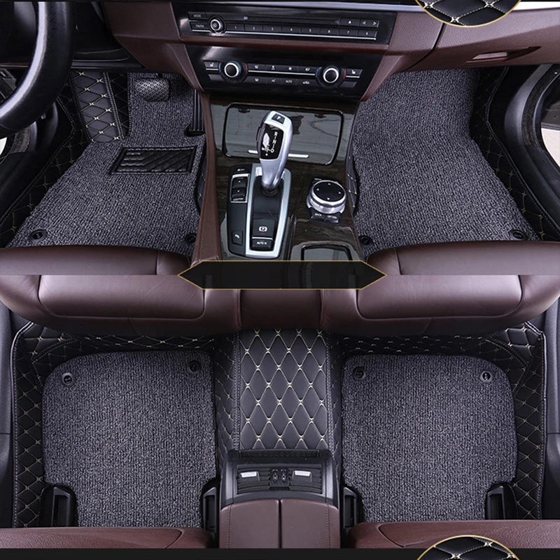Фото Роскошные двухслойные автомобильные коврики с проволочной петлей для Honda Avancier 2020