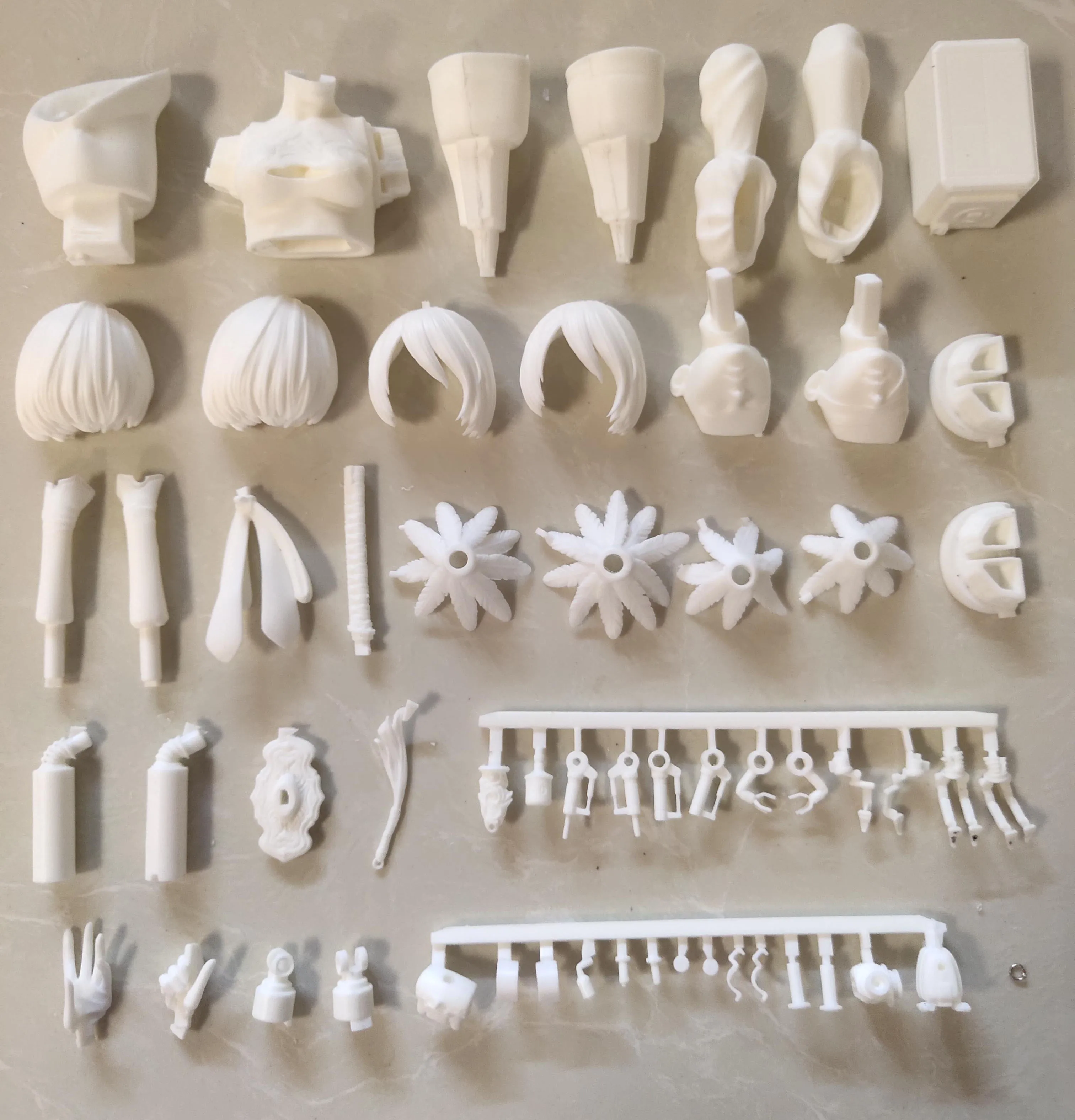 Набор для гаража Неокрашенная модель из смолы KitMechanical era yuerha No.2 B тип 2B версия DX