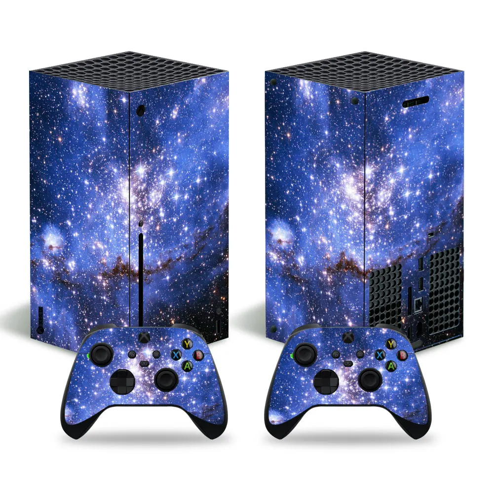 Виниловая наклейка из ПВХ для игровой консоли Xbox серии X + 2 контроллера|Наклейки| |