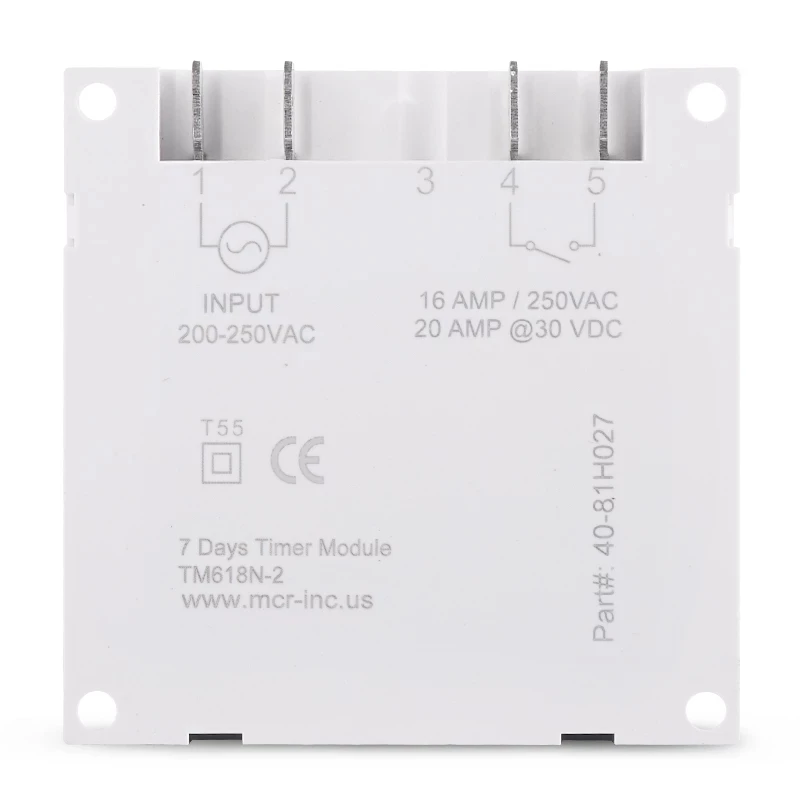 

SINOTIMER Microcomputer Digital Industrial 220V AC Electronic Time Switch with UL Listed Relay Inside and Countdown Function