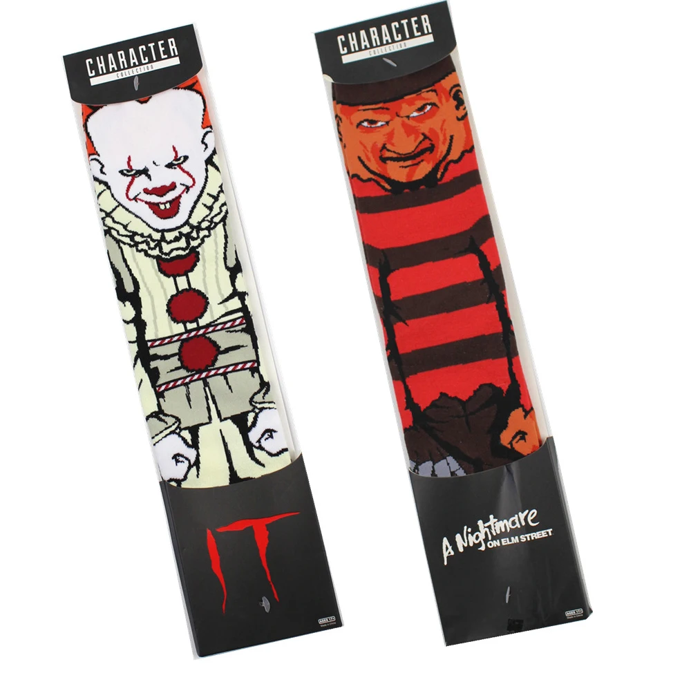 

Fashion Horror Movies Socks Cartoon Anime Socks Cotton Autumn Winter Warm Breathble Couple Funny Happy Long Skateboard Sock