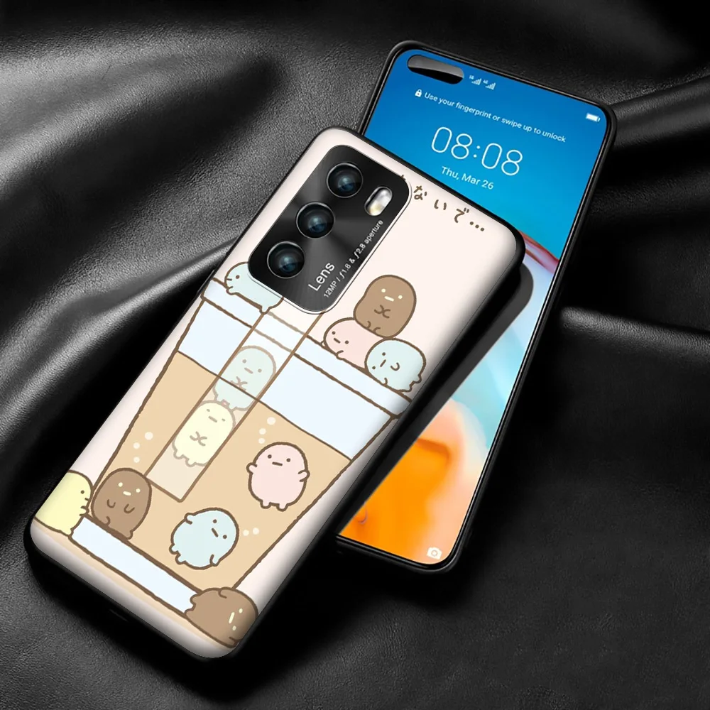 Твердый чехол T177 Sumikko Gurashi Art Для Huawei P9 P10 P20 P30 P40 Y6 Y7 Y9 Lite Pro Max Prime Mini 2019 | Мобильные
