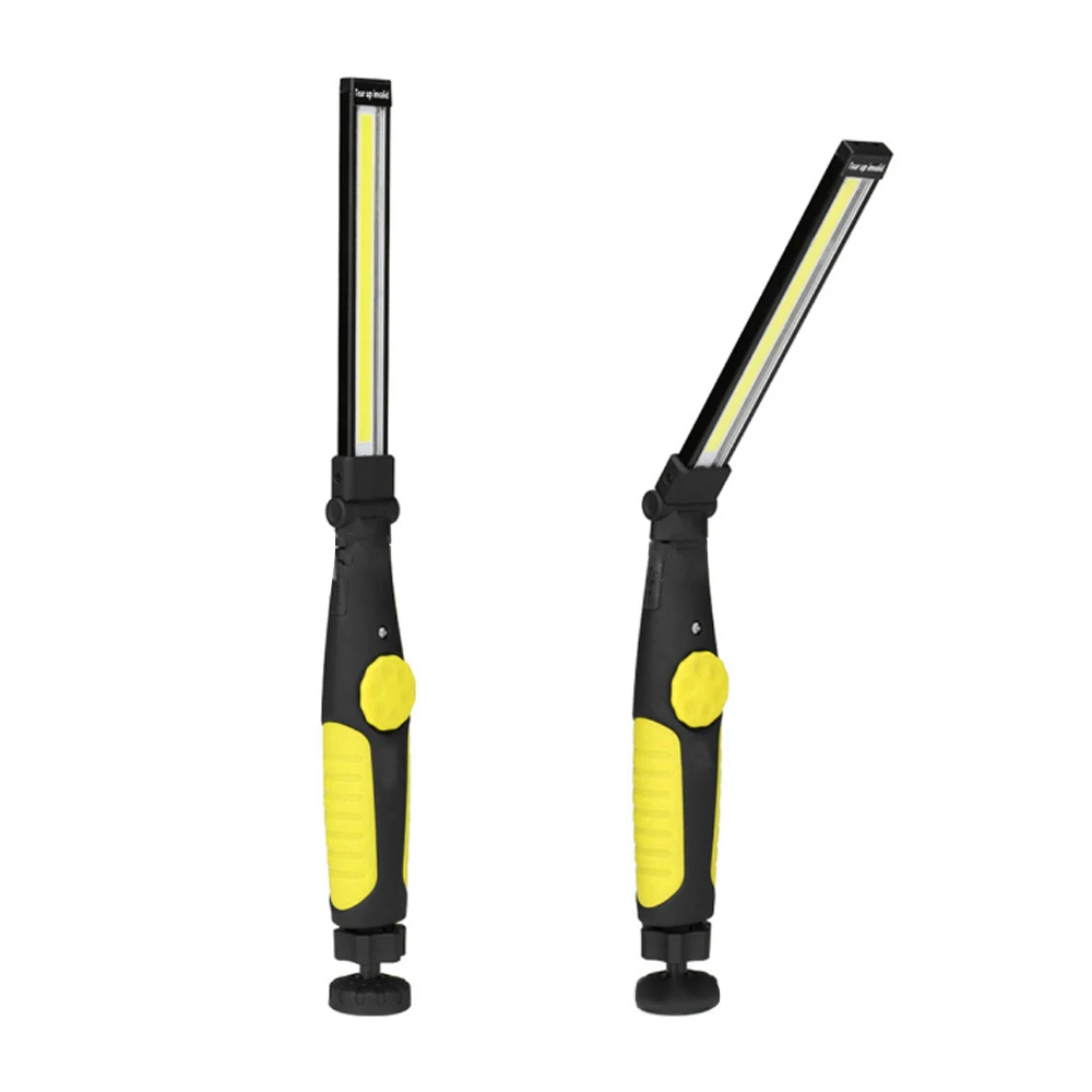 Портативный фонарь светодиодный магнитный USB перезаряжаемый COB фонарик крючок