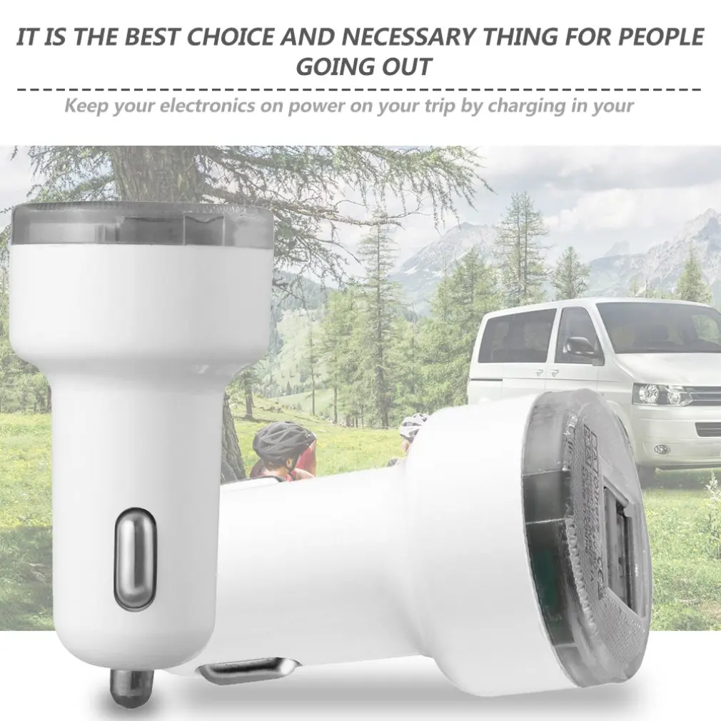 Автомобильное зарядное устройство с двумя USB-портами 12 В 24 |