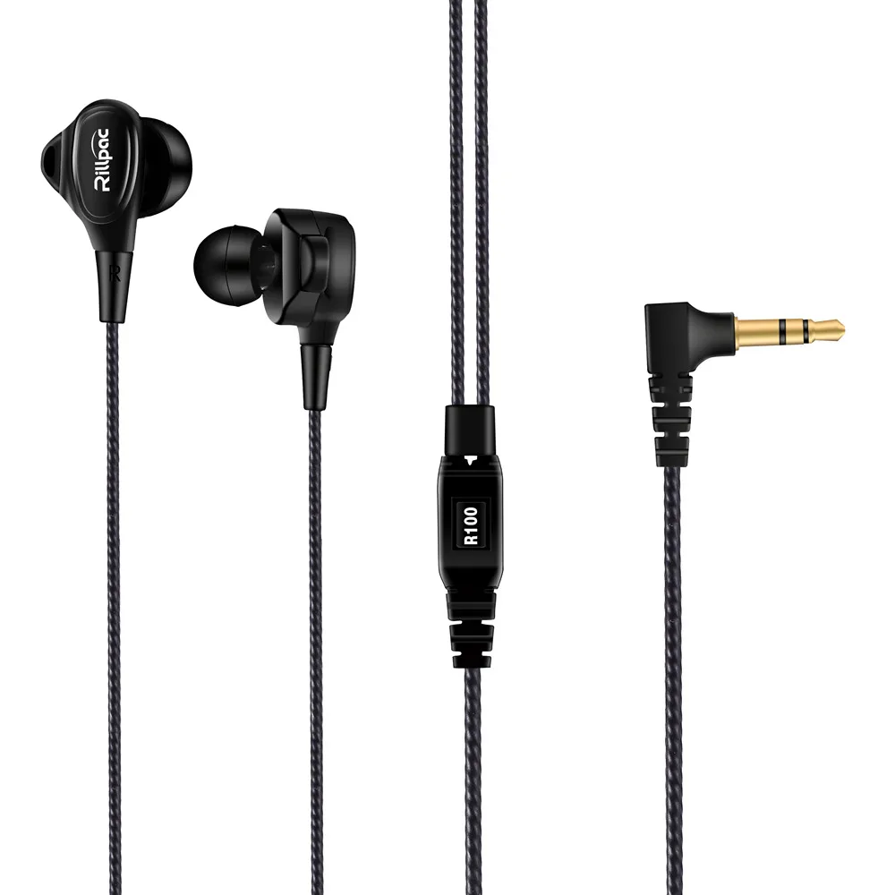 Rillpac R100 8 мм титановый Динамический драйвер шумоизоляция HiFi наушники-вкладыши справочные серии Наушники