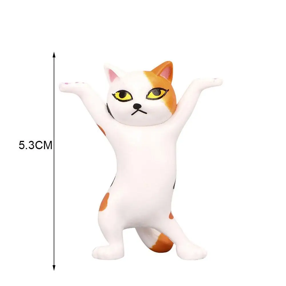 

5 Kinds Home Decore Home Accessories DIY Pose Cat Decoration Set Trendy Pose Cat Set Dancing Cats Household Desk Decoration