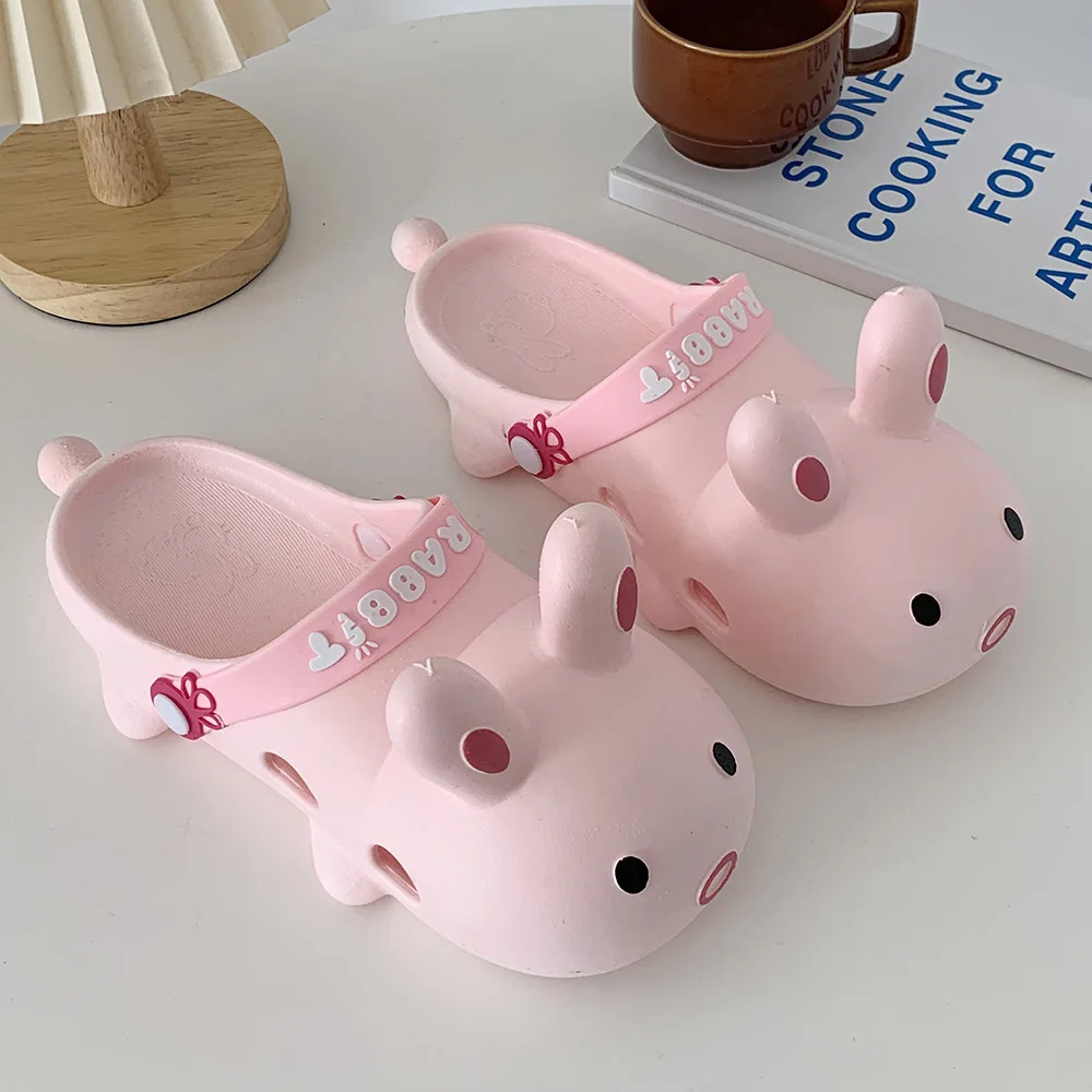 

Cartoon rabbit slippers Women Beach Slippers Female Summer Shoes Fashion women's shoes garden shoes outdoor Non-slip