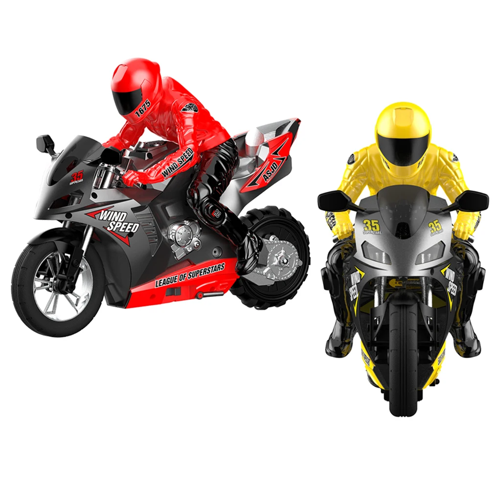 Мини 1:6 самобалансирующиеся RC мотоциклы Детская Игрушечная машина с подсветкой