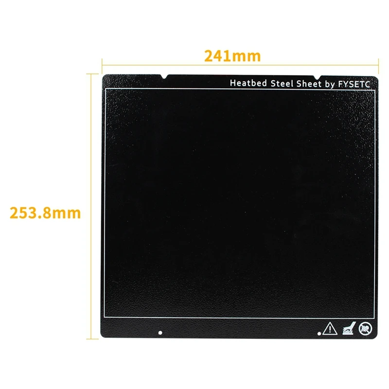 Двухсторонний текстурированный пружинный стальной лист PEI с порошковым