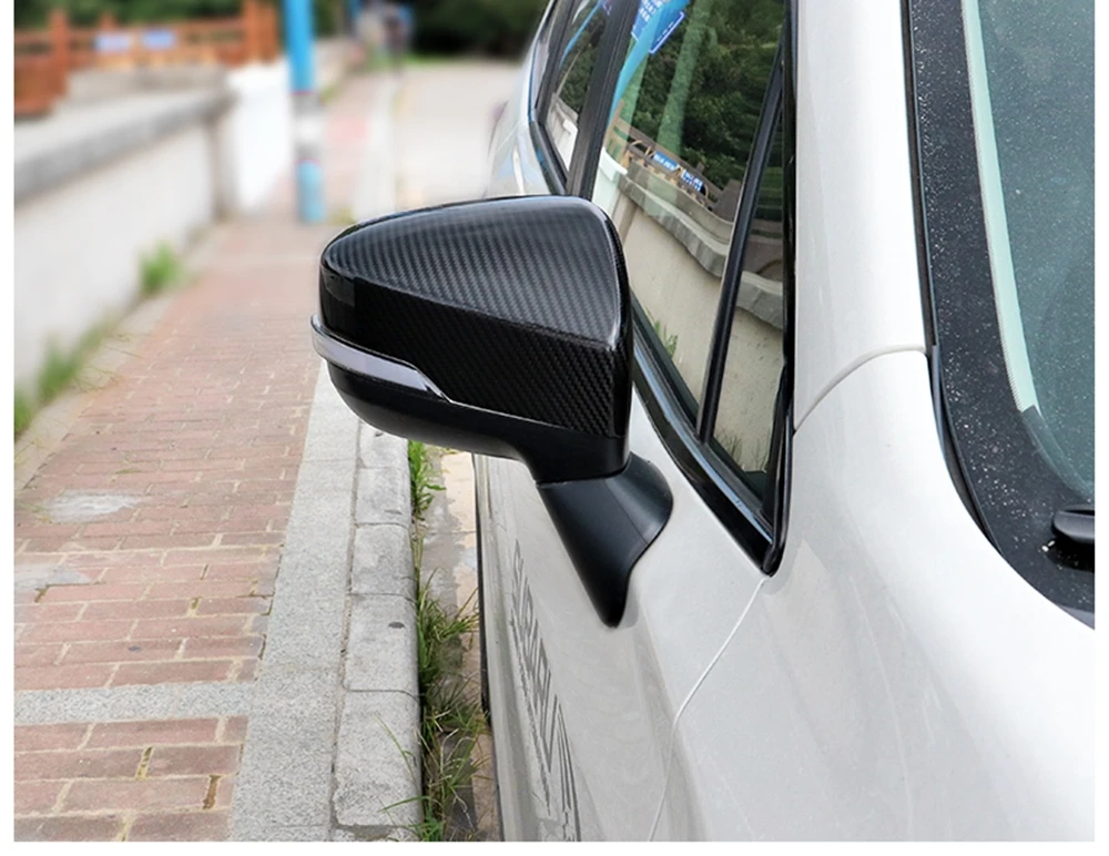 

Real Carbon Fiber Side Mirror Covers Set For 2017 2018 2019 2020 Subaru Impreza XV Legacy Outback Car Rearview Case