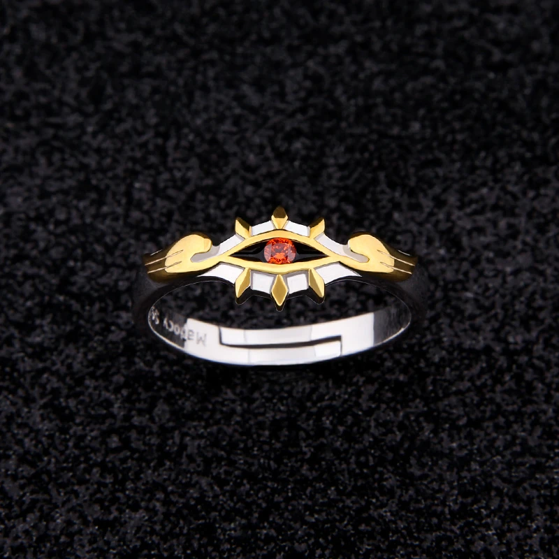 Аниме S925 серебро Code Geass Lelouch vi Британия королевской короны глаз кольцо Косплэй