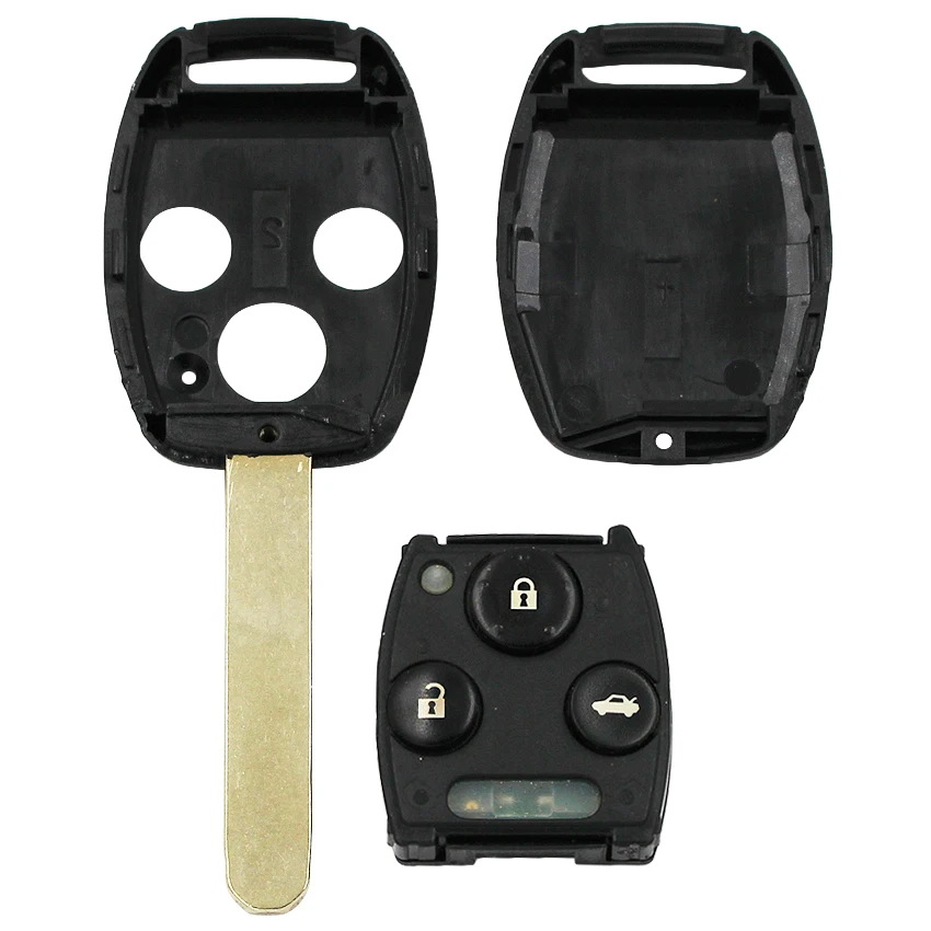 3 кнопки дистанционный ключ брелок от машины 433 МГц ID46 чип с нерезаемым лезвием