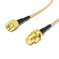 wifi antenna extension rp sma female with male pin switch sma male plug jumper cable rg316 15203050100cm wholesale